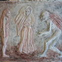 Three Angel Figures Sealed Plaster Cast