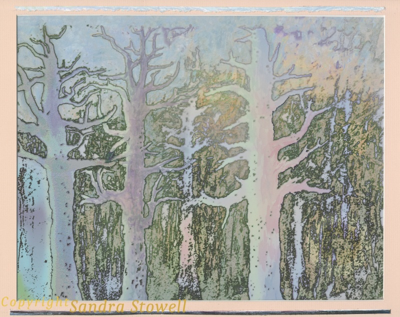 Watercolor-Digital Trees